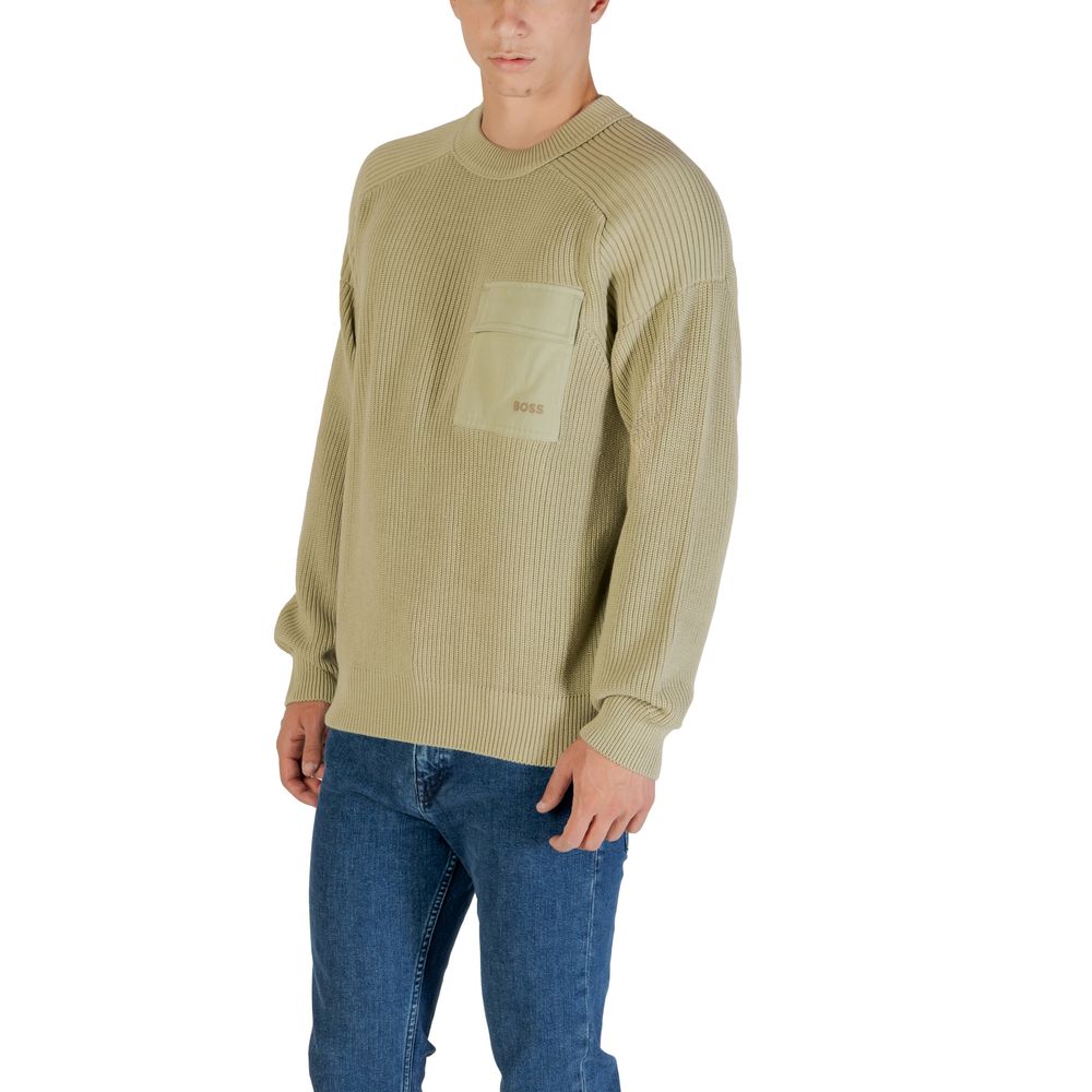Sweat-shirt en coton Hugo Boss Green