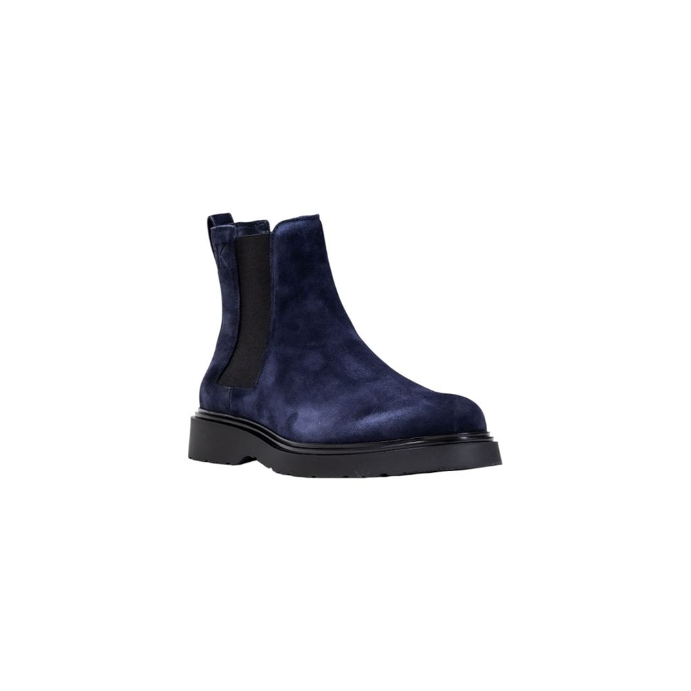 Calvin Klein Jeans Blue Suede Leather Chelsea Boots for Men