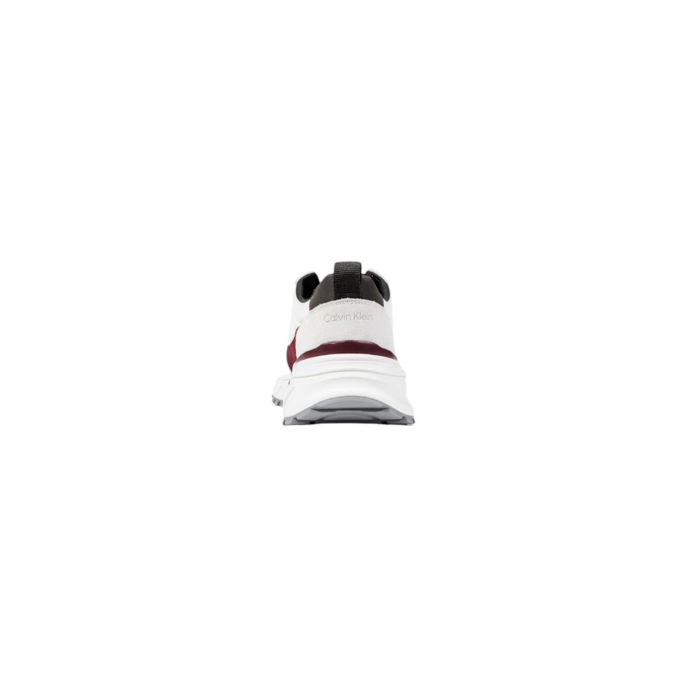 Calvin Klein HIKE RUNNER Cream Suede Leather Chunky Sneakers