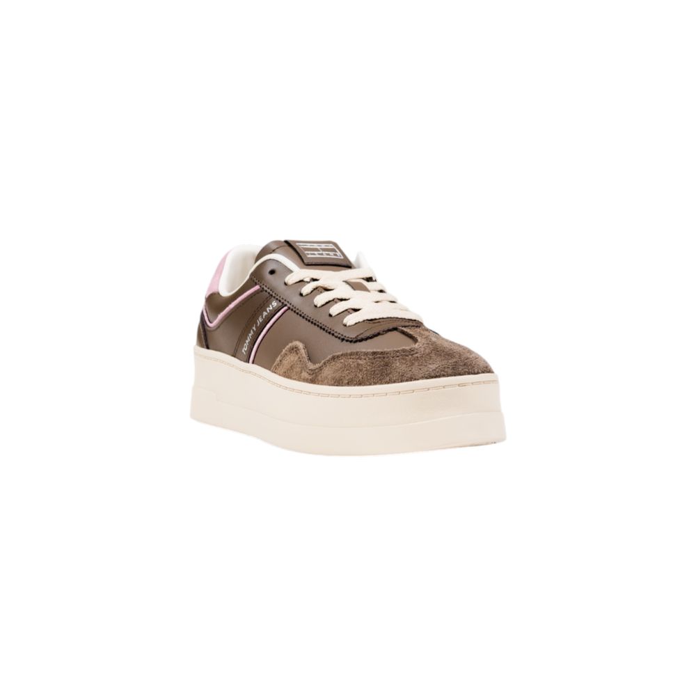 Tommy Hilfiger Jeans Greenwich Flatfo Brown Sneakers for Women