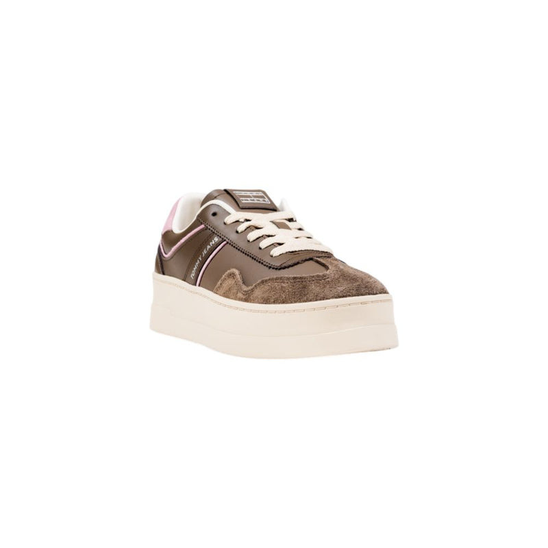 Tommy Hilfiger Jeans Greenwich Flatfo Brown Sneakers for Women
