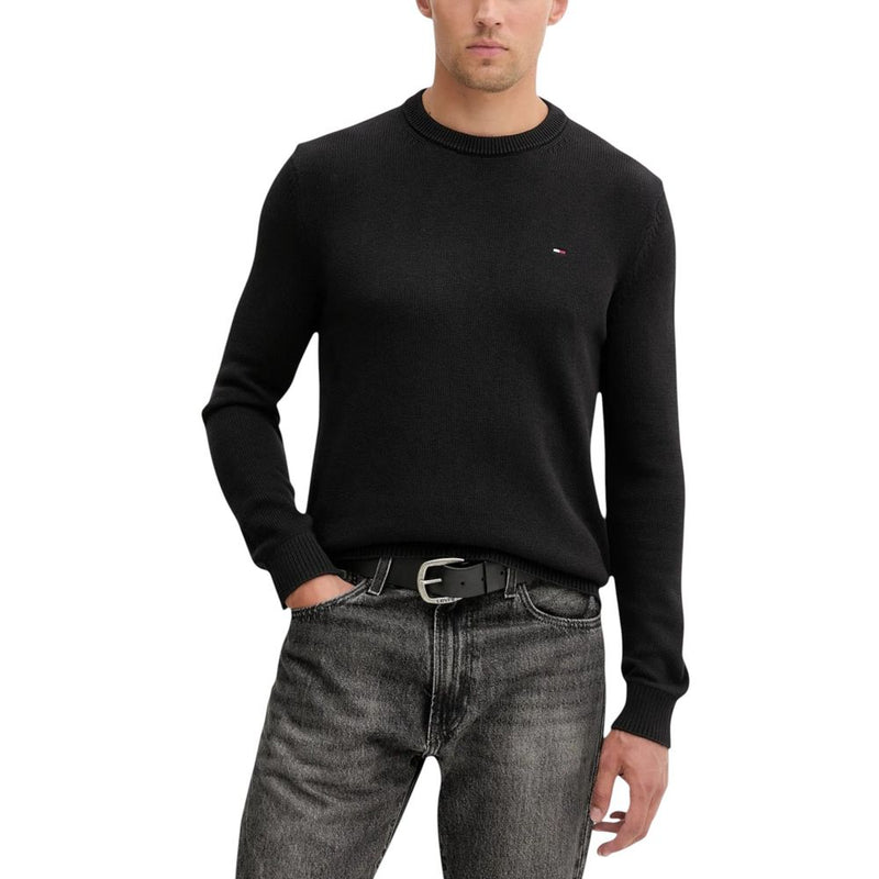 Sweat-shirt Tommy Hilfiger Jeans en coton biologique noir