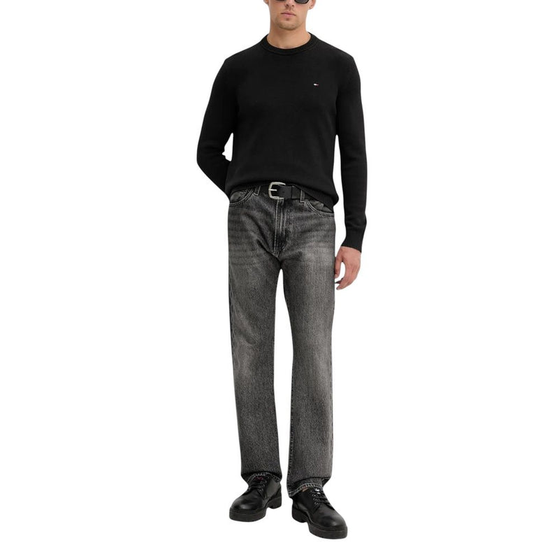 Sweat-shirt Tommy Hilfiger Jeans en coton biologique noir