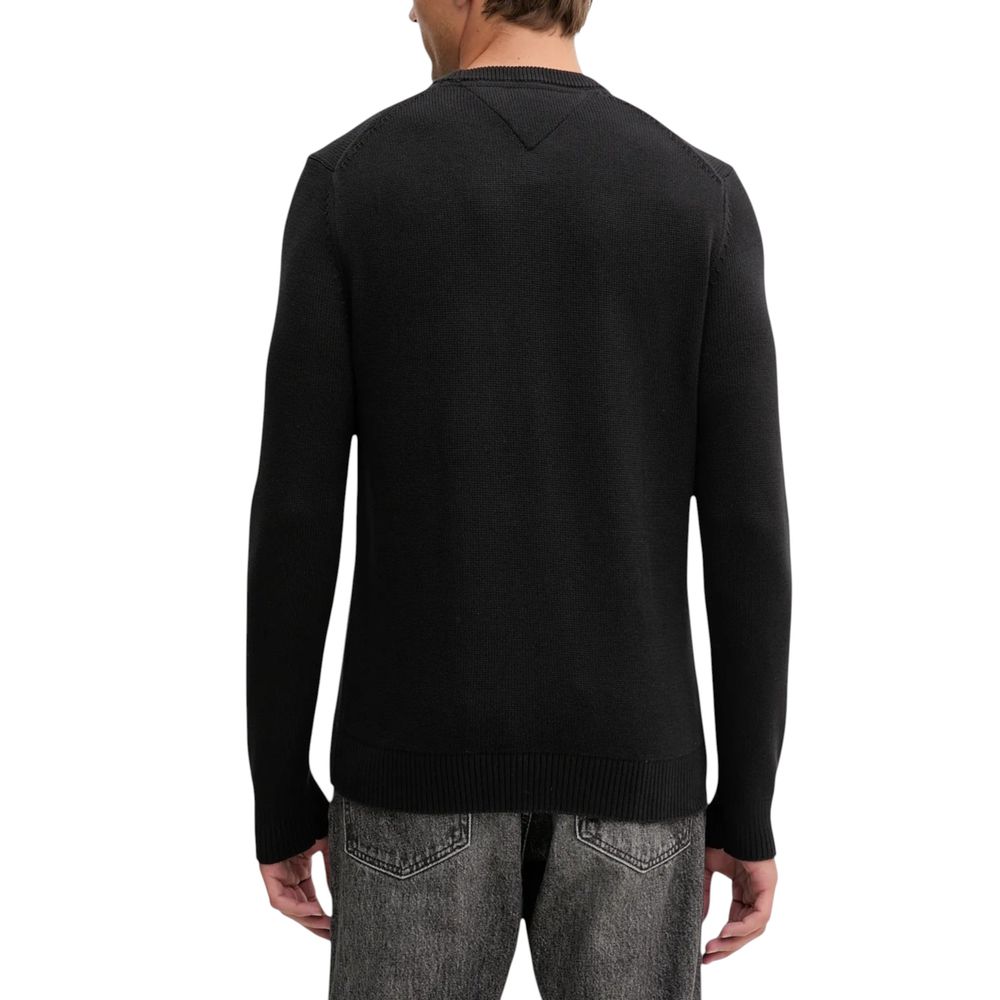 Sweat-shirt Tommy Hilfiger Jeans en coton biologique noir