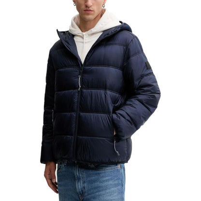 Veste longue en polyamide bleu Tommy Hilfiger Jeans