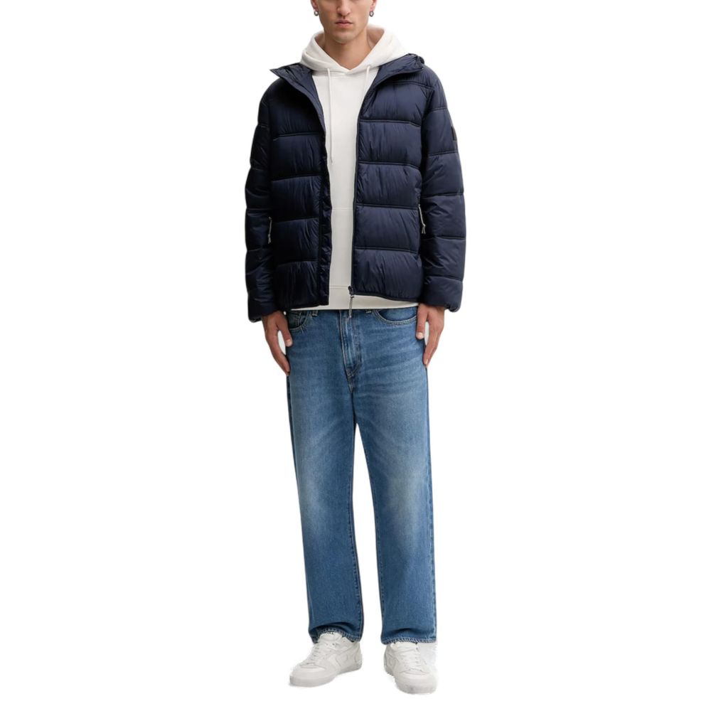 Veste longue en polyamide bleu Tommy Hilfiger Jeans