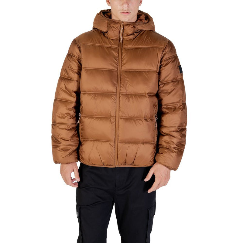 Manteau Tommy Hilfiger Jeans marron en polyamide