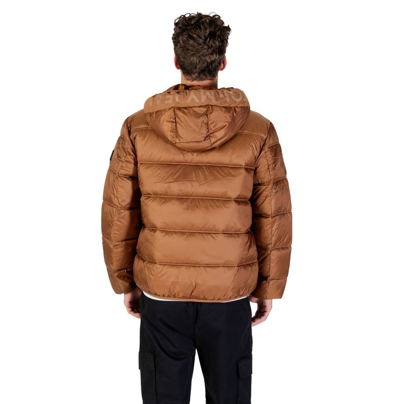 Manteau Tommy Hilfiger Jeans marron en polyamide