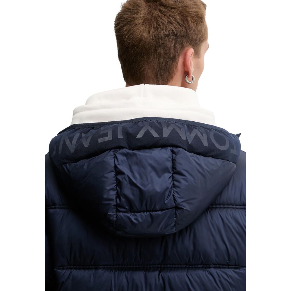 Veste longue en polyamide bleu Tommy Hilfiger Jeans