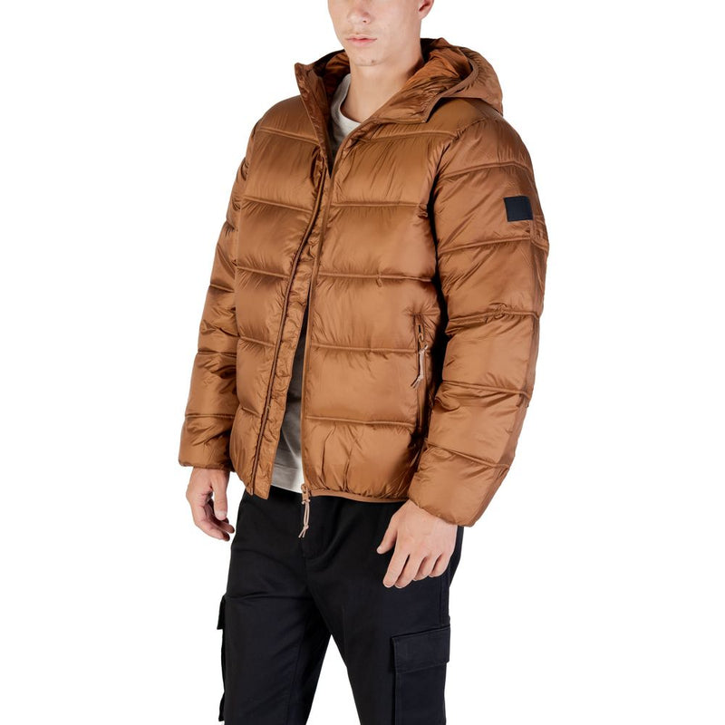 Manteau Tommy Hilfiger Jeans marron en polyamide