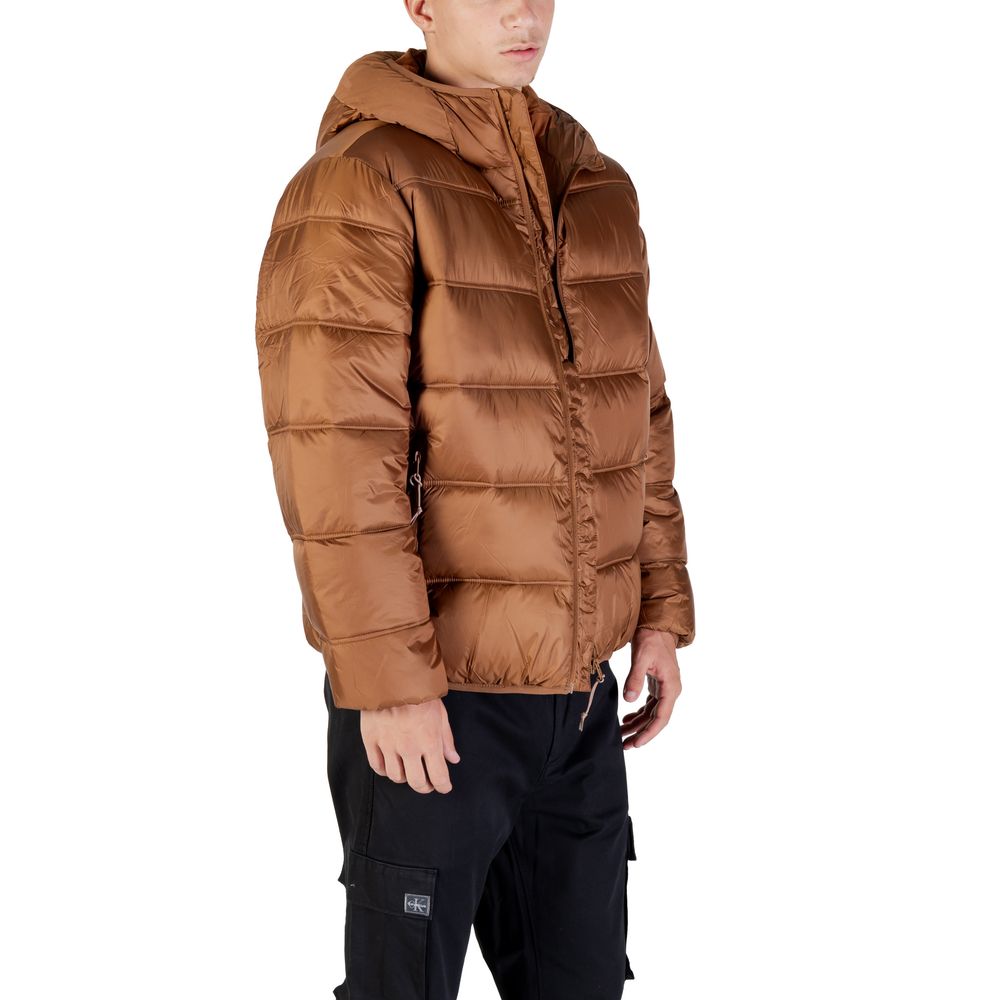 Manteau Tommy Hilfiger Jeans marron en polyamide
