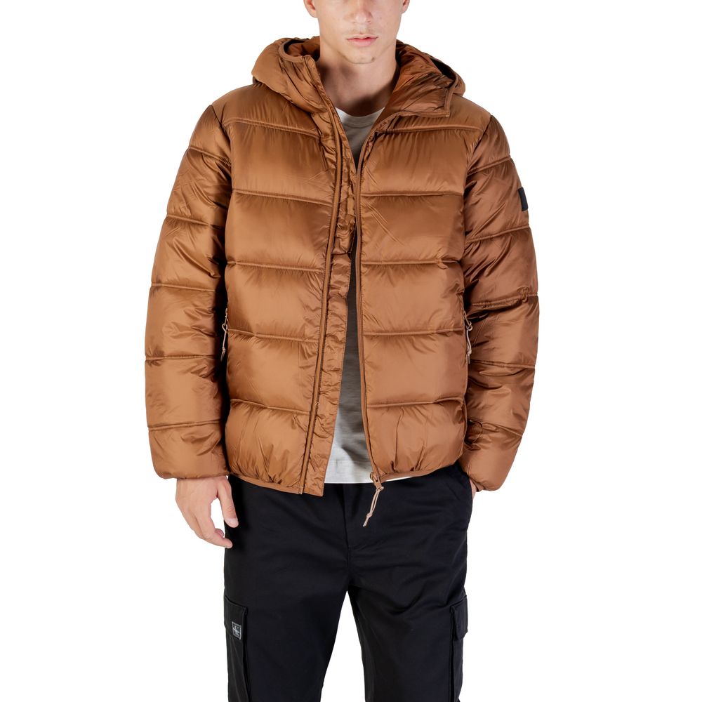 Manteau Tommy Hilfiger Jeans marron en polyamide