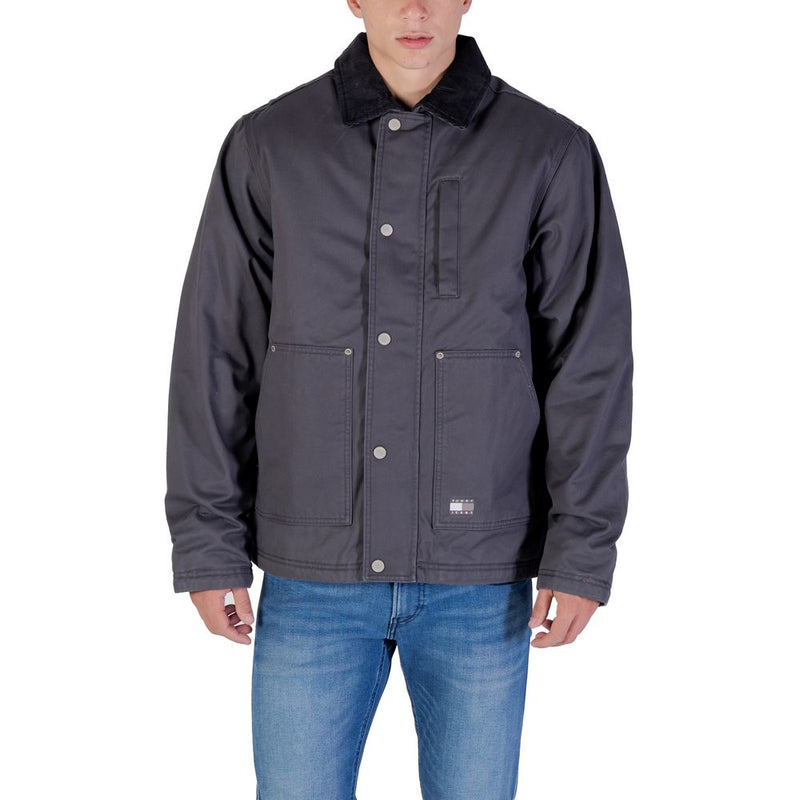 Veste en jean gris en coton recyclé Tommy Hilfiger Jeans
