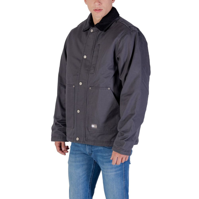 Veste en jean gris en coton recyclé Tommy Hilfiger Jeans