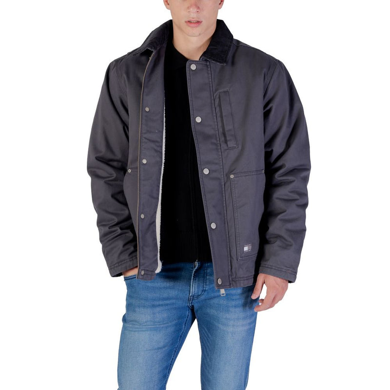 Veste en jean gris en coton recyclé Tommy Hilfiger Jeans