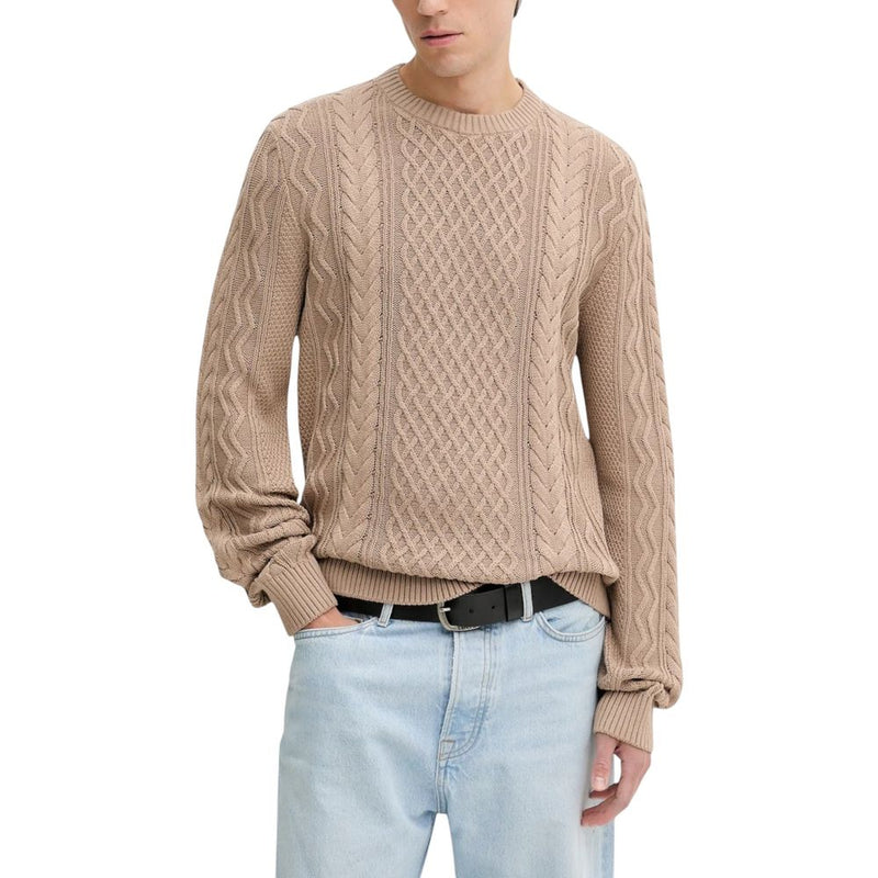 Tommy Hilfiger Jeans Beige gerecycled katoenen sweatshirt