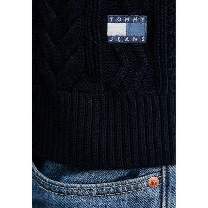 Sweat-shirt Tommy Hilfiger Jeans en coton recyclé bleu
