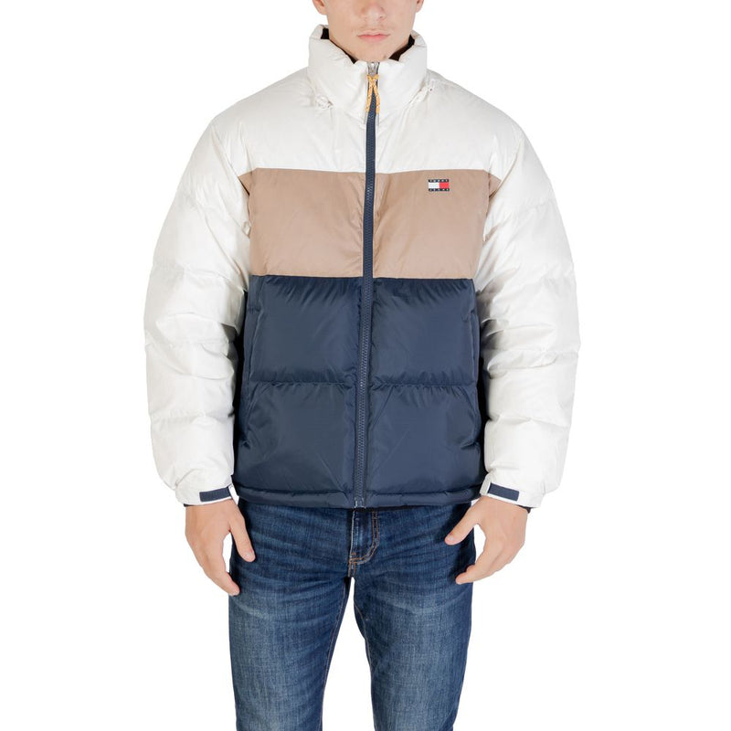 Blouson Bomber Tommy Hilfiger Jeans en polyester recyclé crème