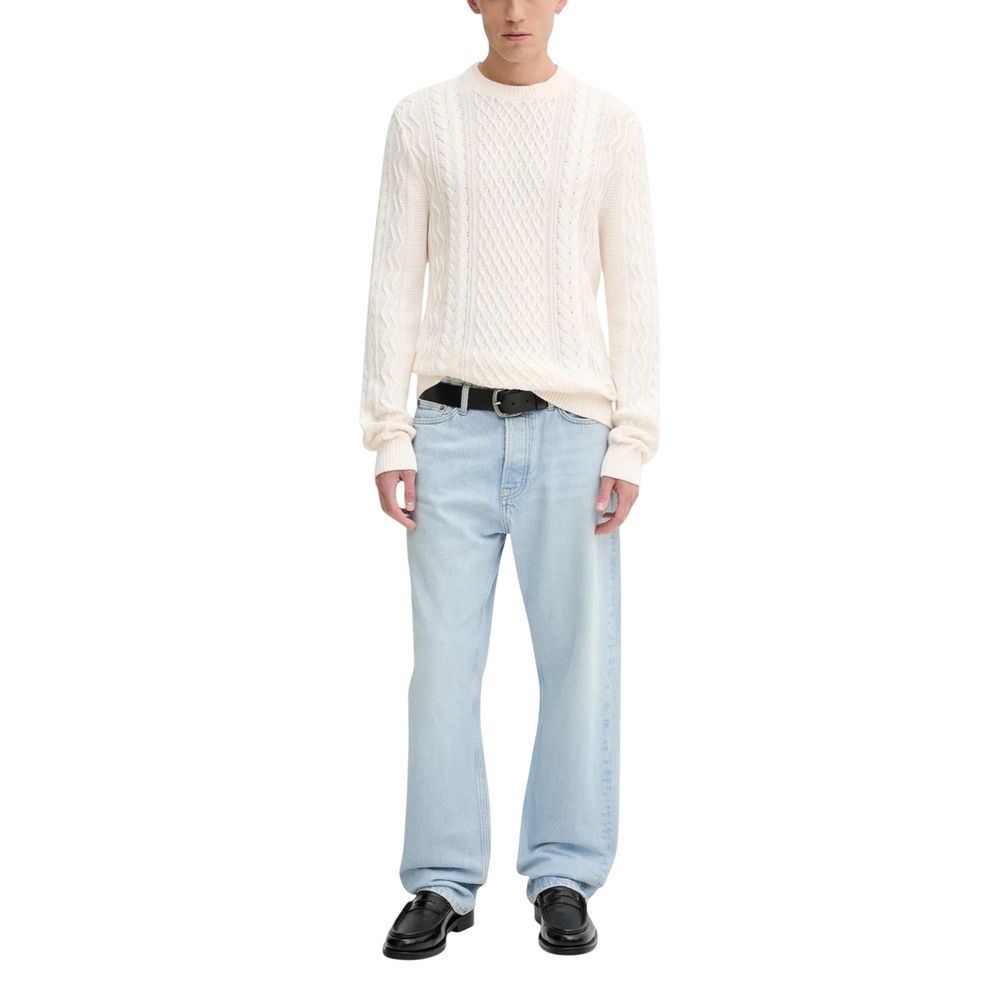 Sweat-shirt Tommy Hilfiger Jeans en coton recyclé crème
