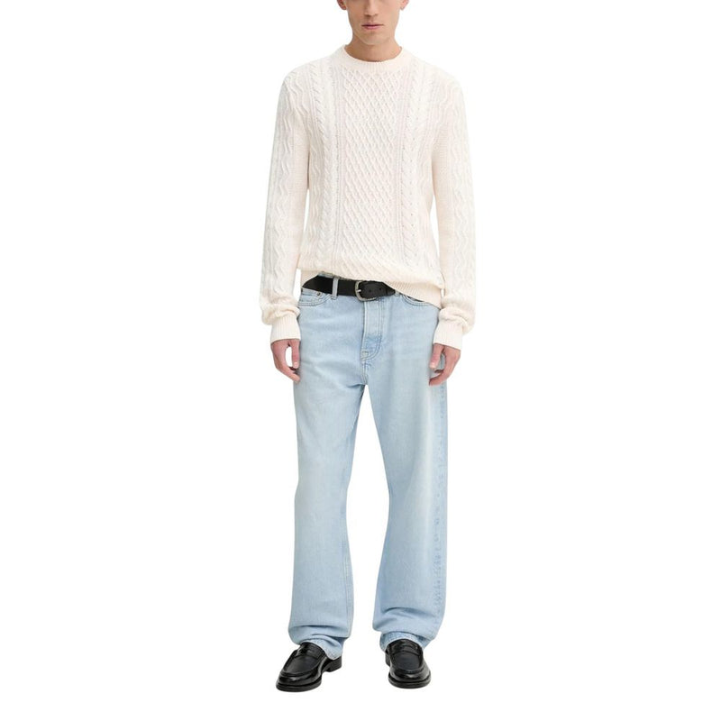 Sweat-shirt Tommy Hilfiger Jeans en coton recyclé crème