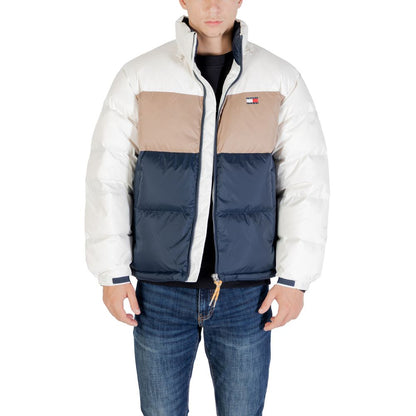 Blouson Bomber Tommy Hilfiger Jeans en polyester recyclé crème