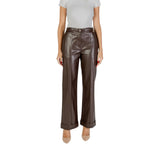 Liu Jo Brown Polyester Palazzo Trousers for Women