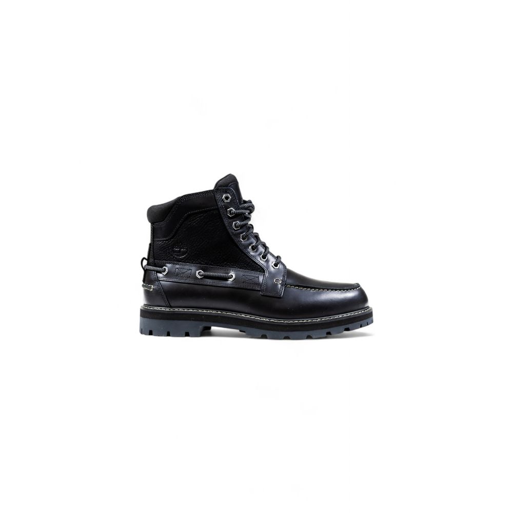 Timberland Black Leather BRRD Mid Lace-Up Boots for Men