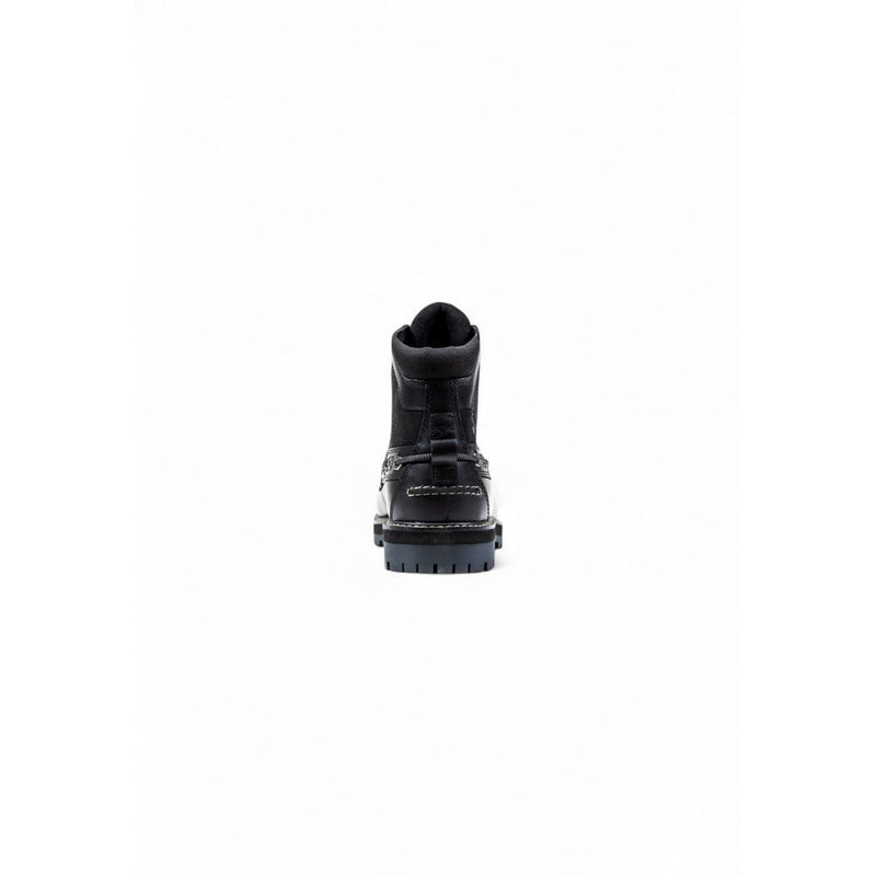Timberland Black Leather BRRD Mid Lace-Up Boots for Men