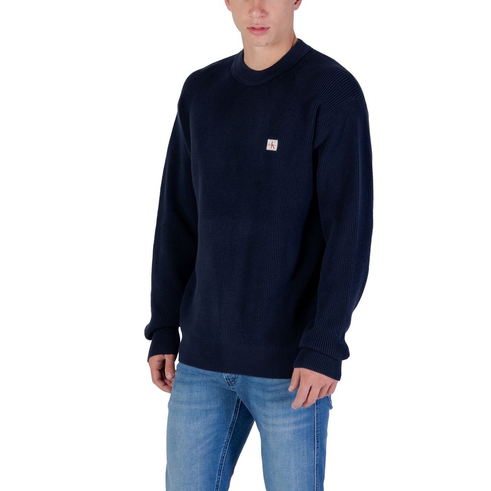 Calvin Klein Jeans Blue Cotton Sweatshirt for Men
