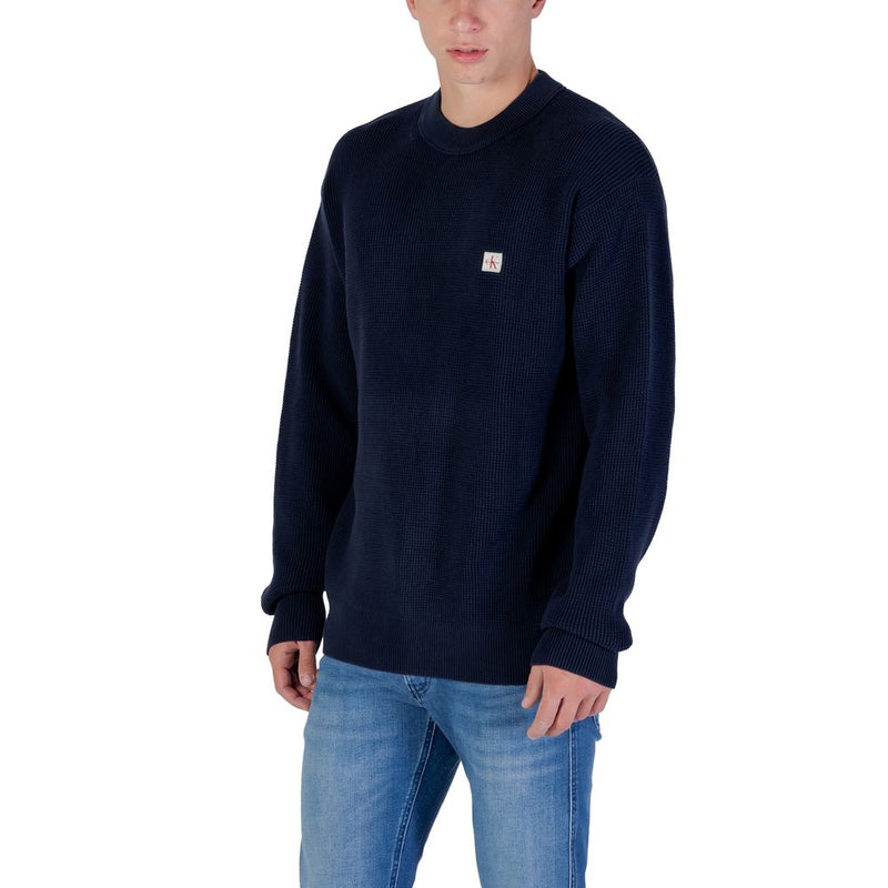 Calvin Klein Jeans Blauw Katoenen Sweatshirt