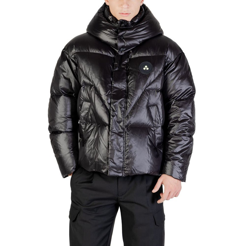 Peuterey Zwarte Polyamide Jassen En Mantel