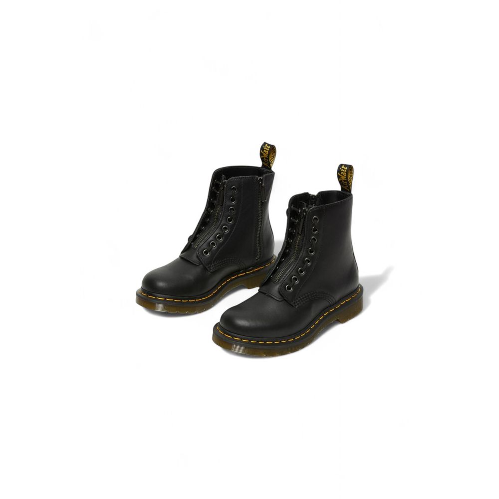 Dr. Martens 1460 Pascal Black Leather Lace-Up Boots for Women