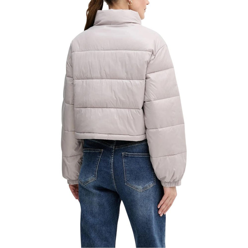 Calvin Klein Jeans SHINE CROP PUFFER JA LV047D504G - Purple Women's Jacket