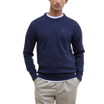 Sweat-shirt en laine bleu Barbour