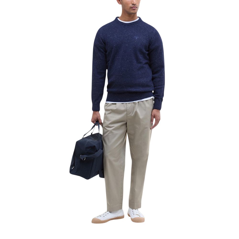 Sweat-shirt en laine bleu Barbour