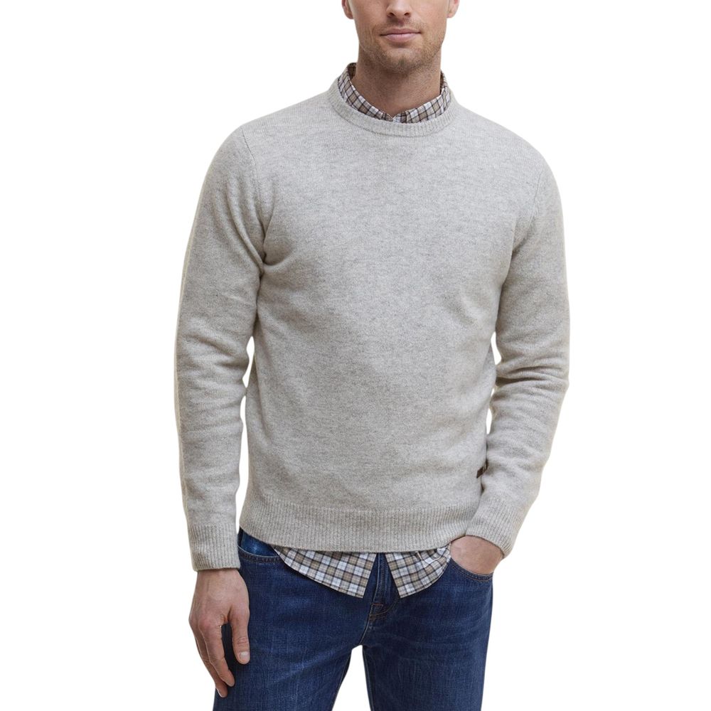 Sweat-shirt en laine gris Barbour