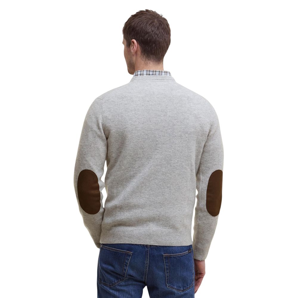 Sweat-shirt en laine gris Barbour