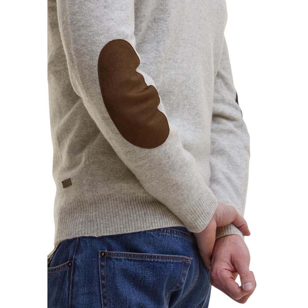 Sweat-shirt en laine gris Barbour