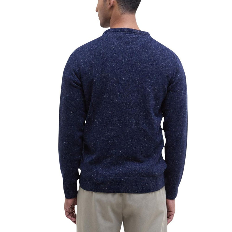 Sweat-shirt en laine bleu Barbour