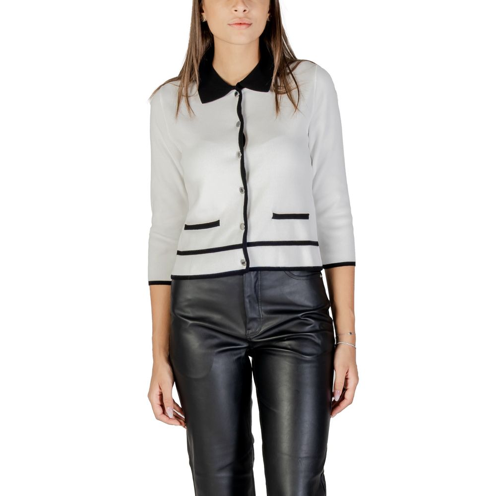 Morgan De Toi Black And White Viscose Sweatshirt - Model 252-MJIM