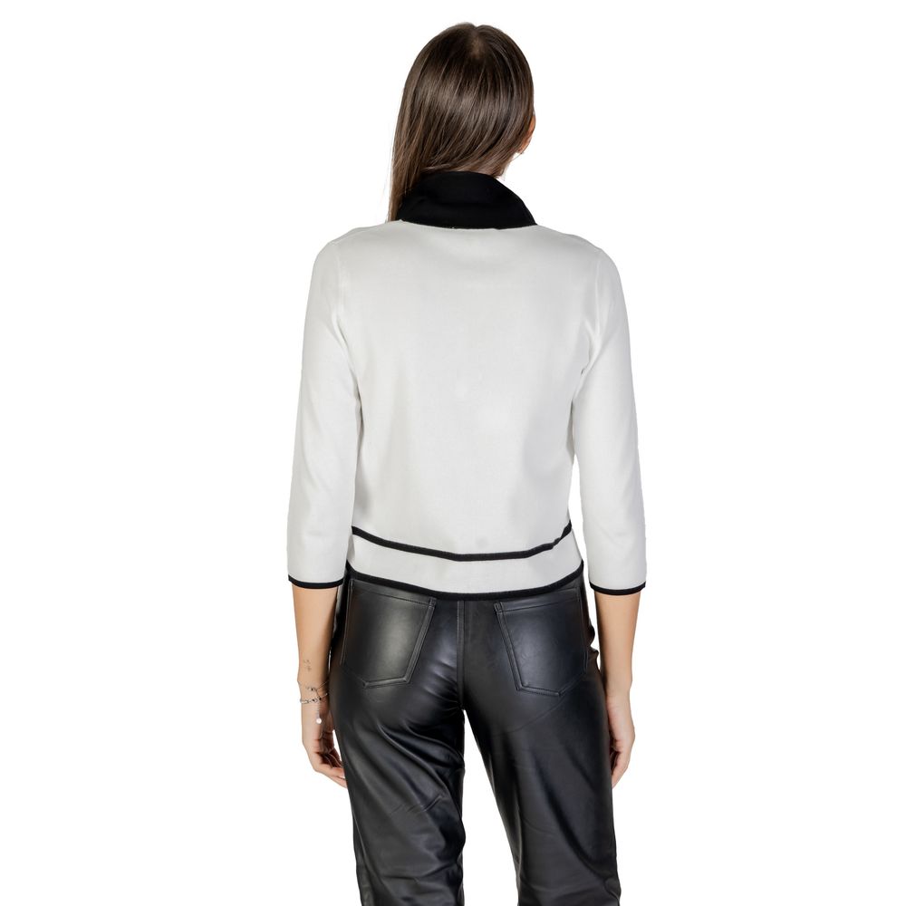 Morgan De Toi Black And White Viscose Sweatshirt - Model 252-MJIM