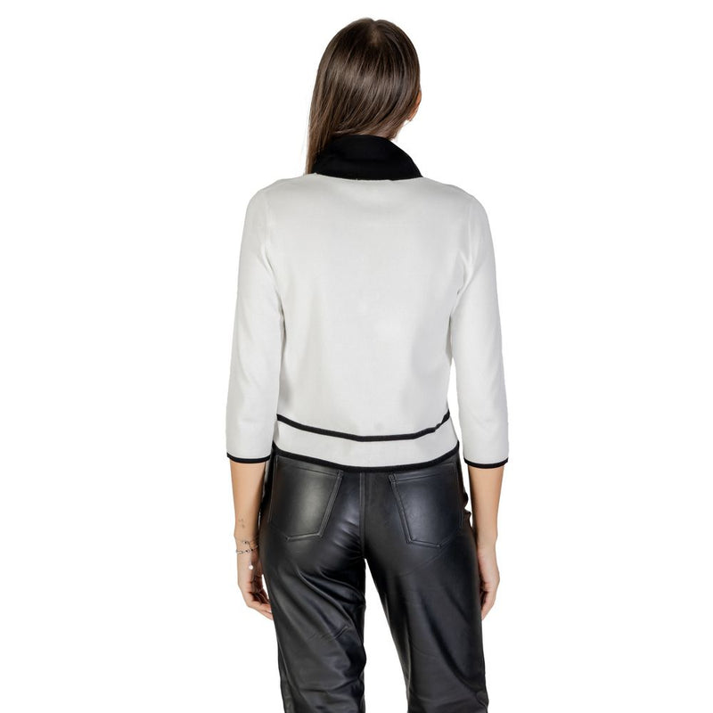Morgan De Toi Black And White Viscose Sweatshirt - Model 252-MJIM