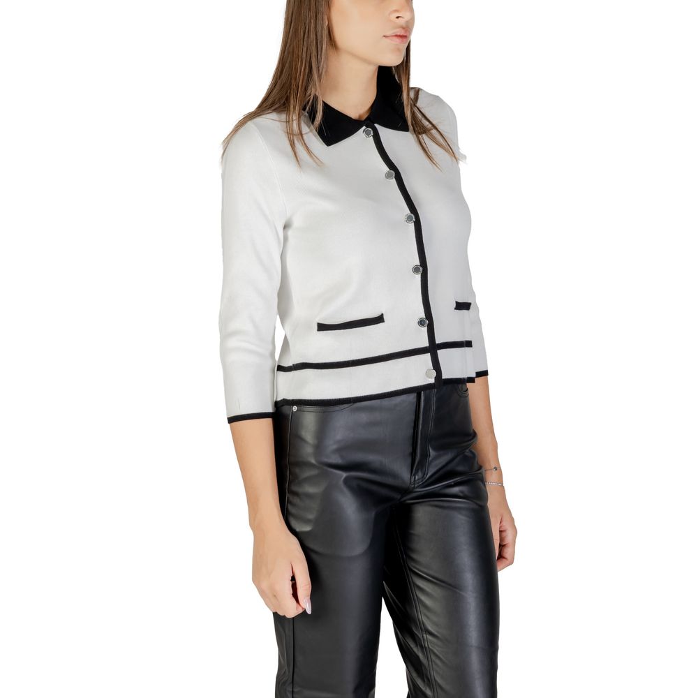 Morgan De Toi Black And White Viscose Sweatshirt - Model 252-MJIM