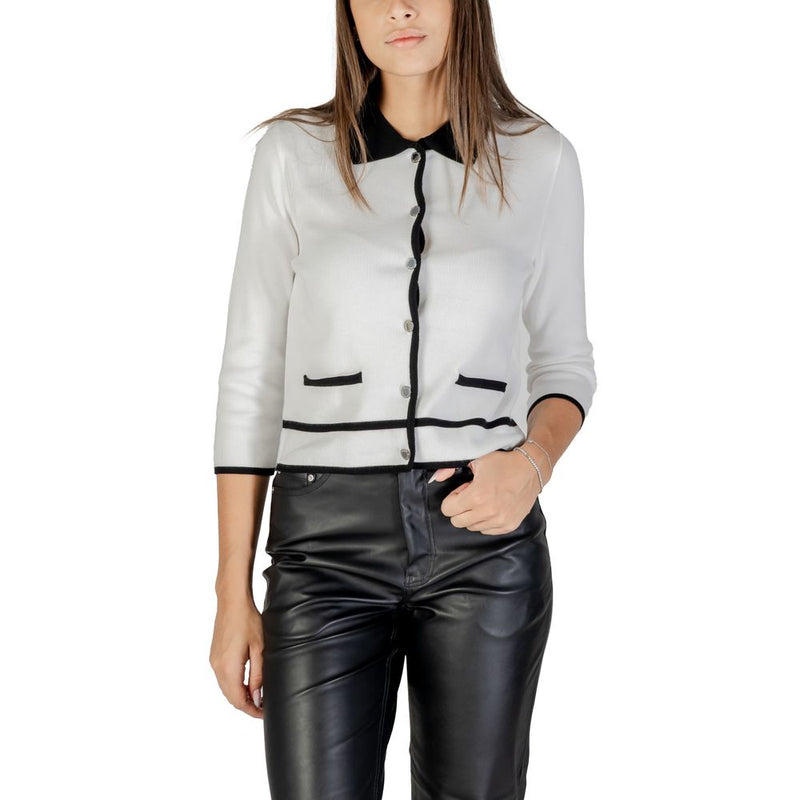 Morgan De Toi Black And White Viscose Sweatshirt - Model 252-MJIM