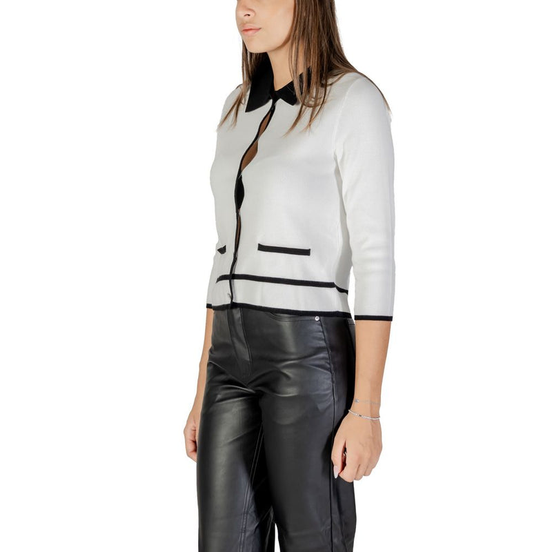 Morgan De Toi Black And White Viscose Sweatshirt - Model 252-MJIM