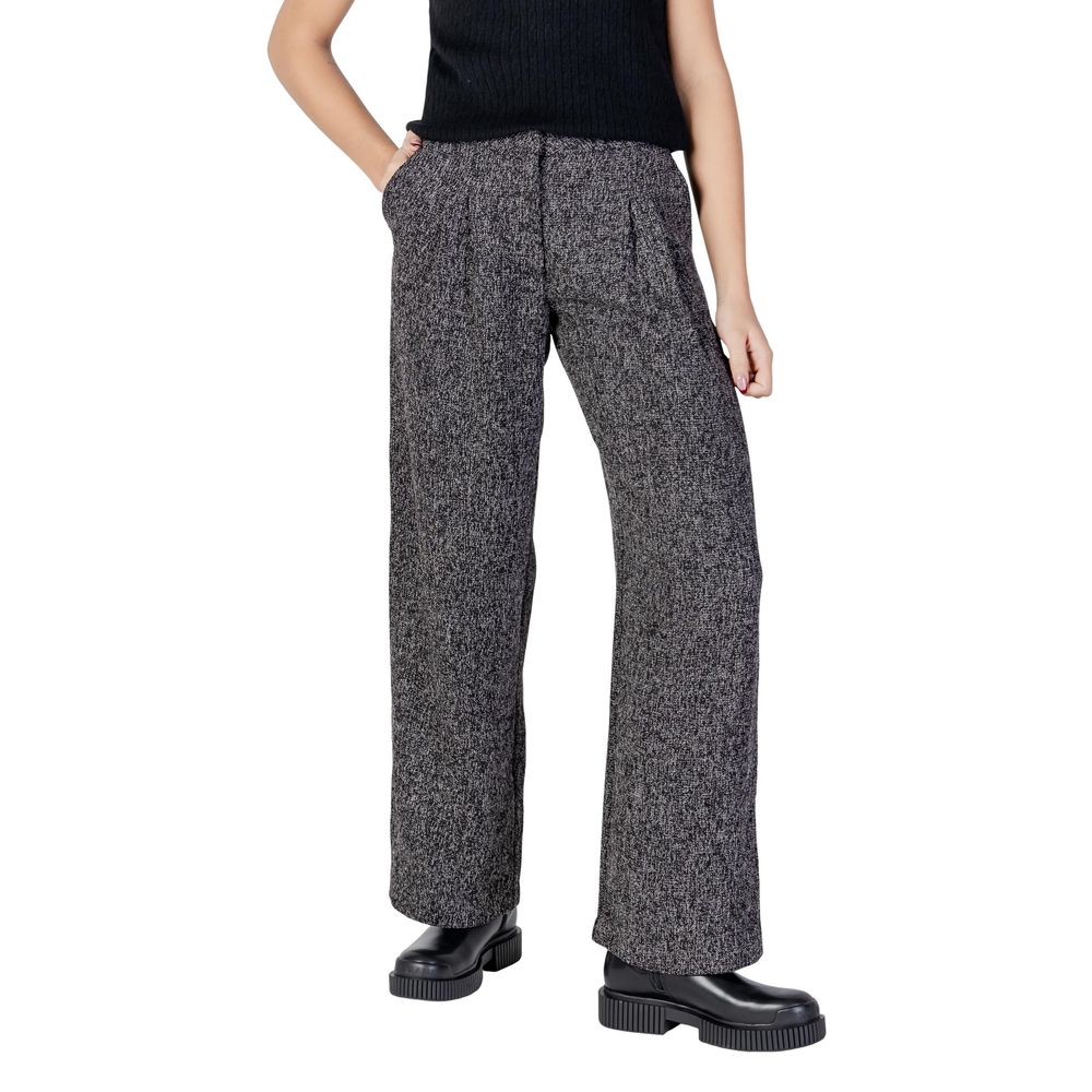 Jacqueline De Yong Jdyfrancesca Black Flared Pants for Women