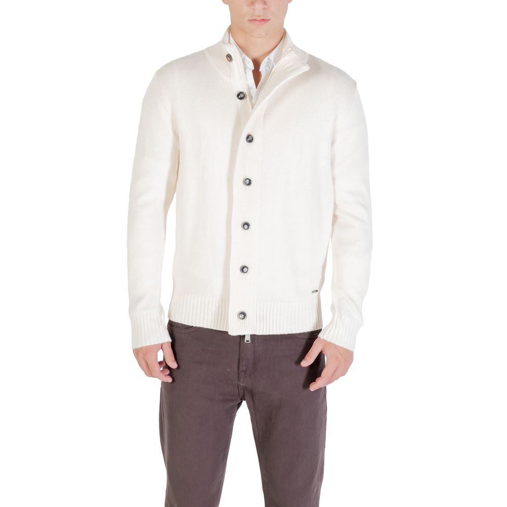 Gianni Lupo Cream Marabou Sweatshirt for Men