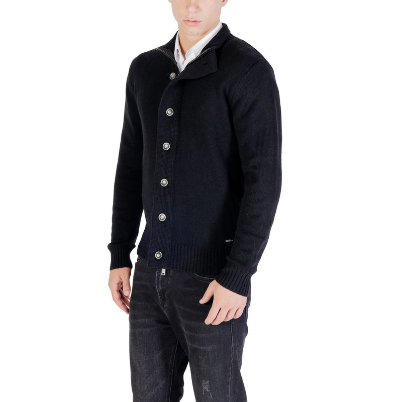 Gianni Lupo Zwart Maraboe Sweatshirt