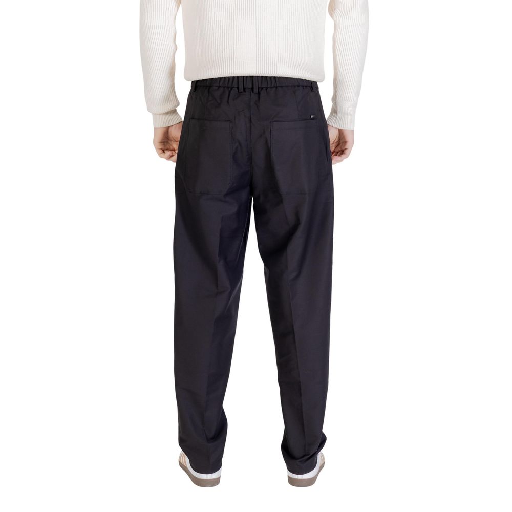 Gianni Lupo Black Cotton Casual Pants - Model CASUAL GL5203BD