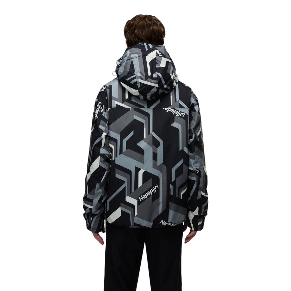 Napapijri Bicolor Recycled Polyester Shell Jacket for Men